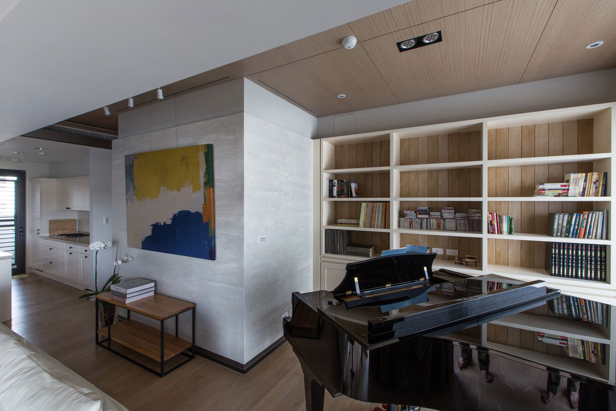 温暖舒适 和风暖居 日式客厅空间定制
